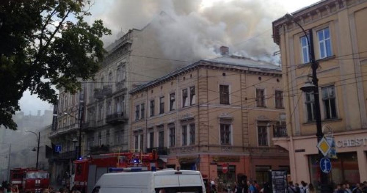 пожежа у Львові / © zaxid.net