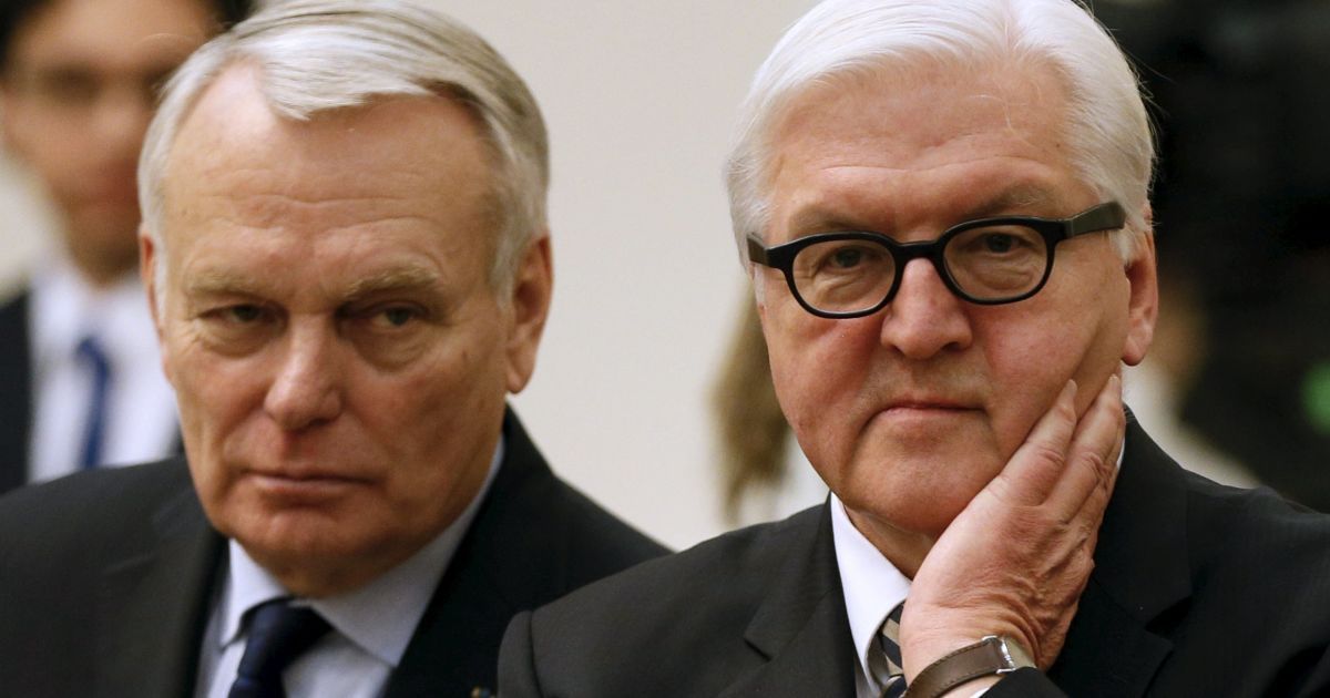 Франк-Вальтер Штайнмаєр, МЗС Німеччини, Жан-Марк Еро, МЗС Франції / © Reuters
