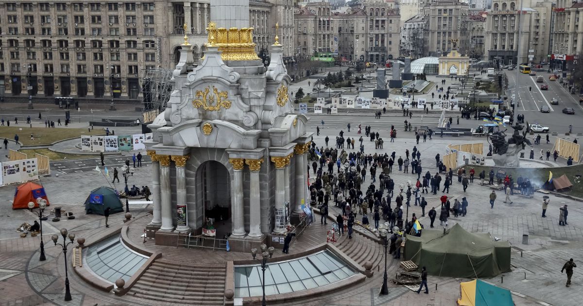 Акція протесту наразі, 21 лютого, видається небагатолюдною