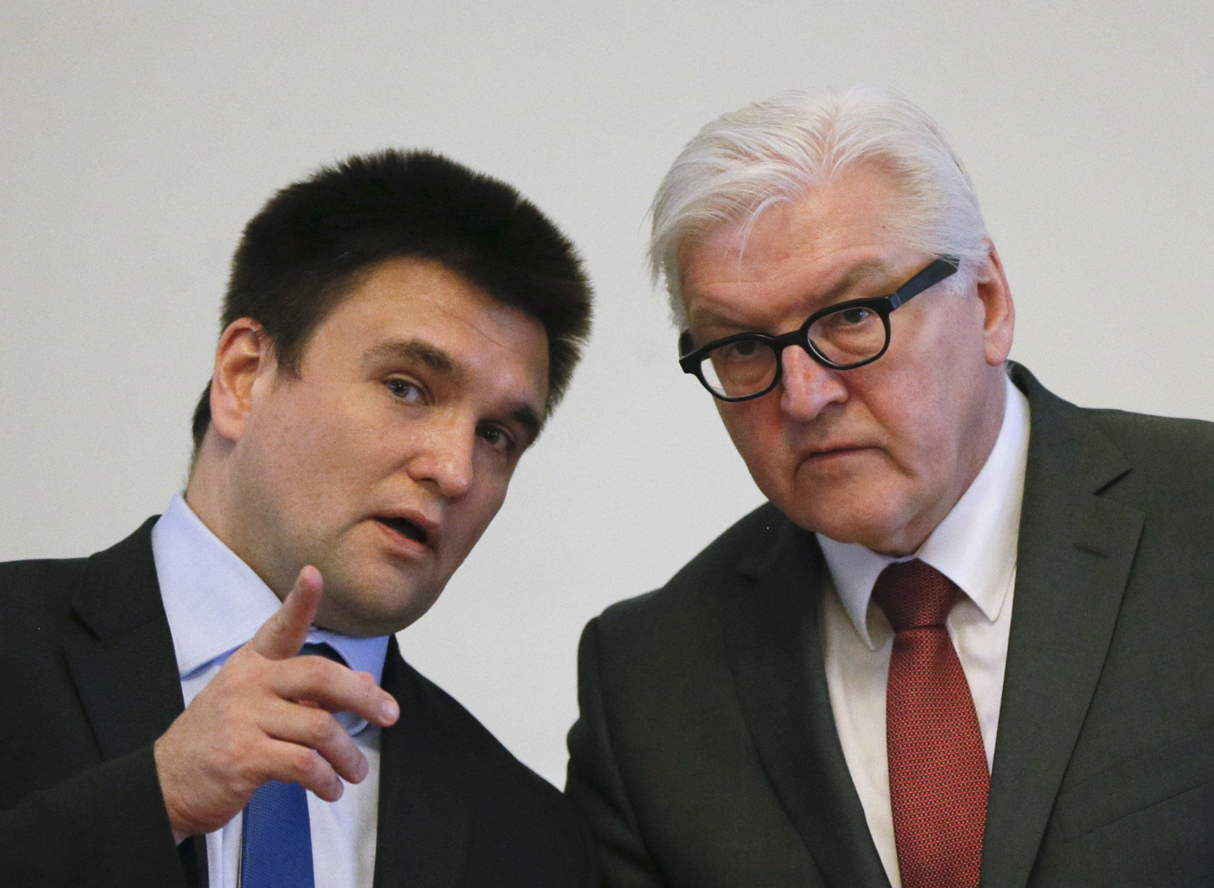 Клімкін з главою МЗС Німеччини Штайнмаєром / © Reuters