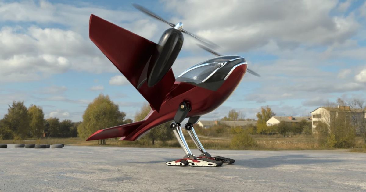 Гибрид самолета и птицы: в Африке представили необычный воздушный транспорт