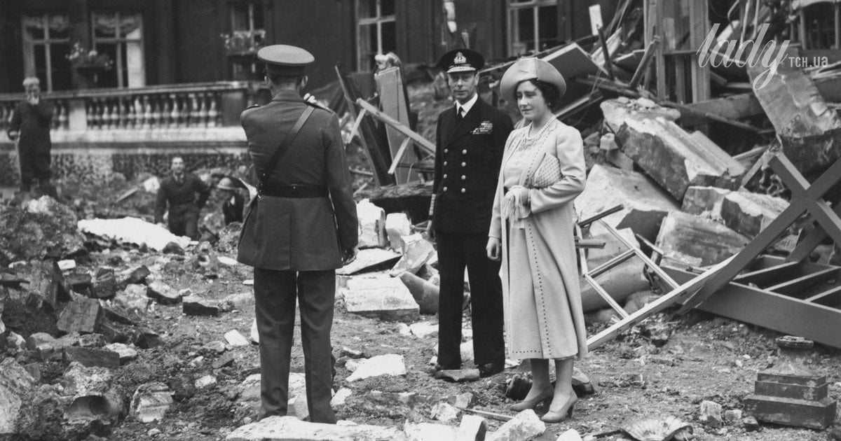 Король Георг VI и королева Елизавета во время Второй мировой войны, 1940 год