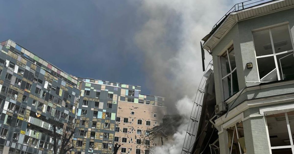 Ракетна атака по лікарні у Києві