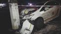 Поліцейське авто врізалося у стовп