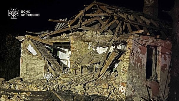 Обстрел Киевщины 25 ноября