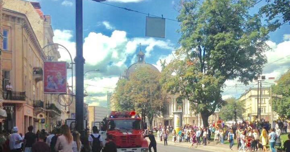 пожежа у Львові_3 / © facebook/Игорь Зинкевич