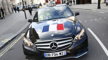 Французькі таксисти приєдналися до акції протесту в Лондоні. / © Reuters