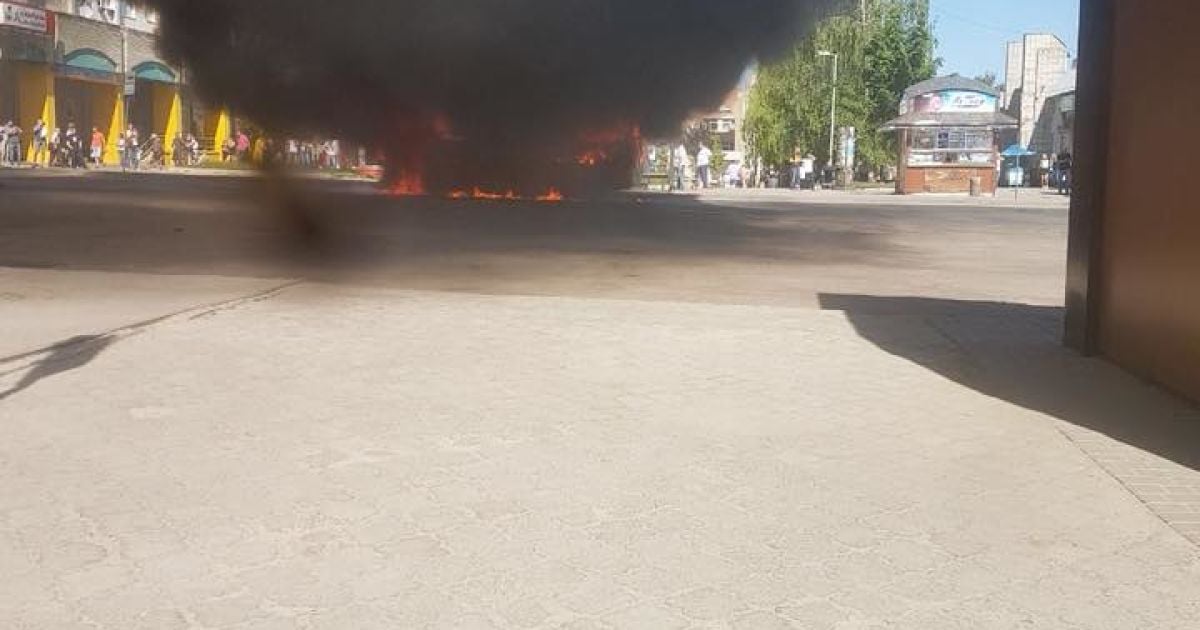 у Львові згоріла маршрутка_13 / © facebook/Ігор Зінкевич