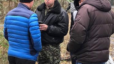 Забудова в Українці, тітушки_8 / © ТСН.ua