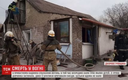 На Дніпропетровщині у пожежі загинула дворічна дівчинка