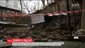 У центрі Львова впала кам'яна підпірна стіна заввишки 10 метрів