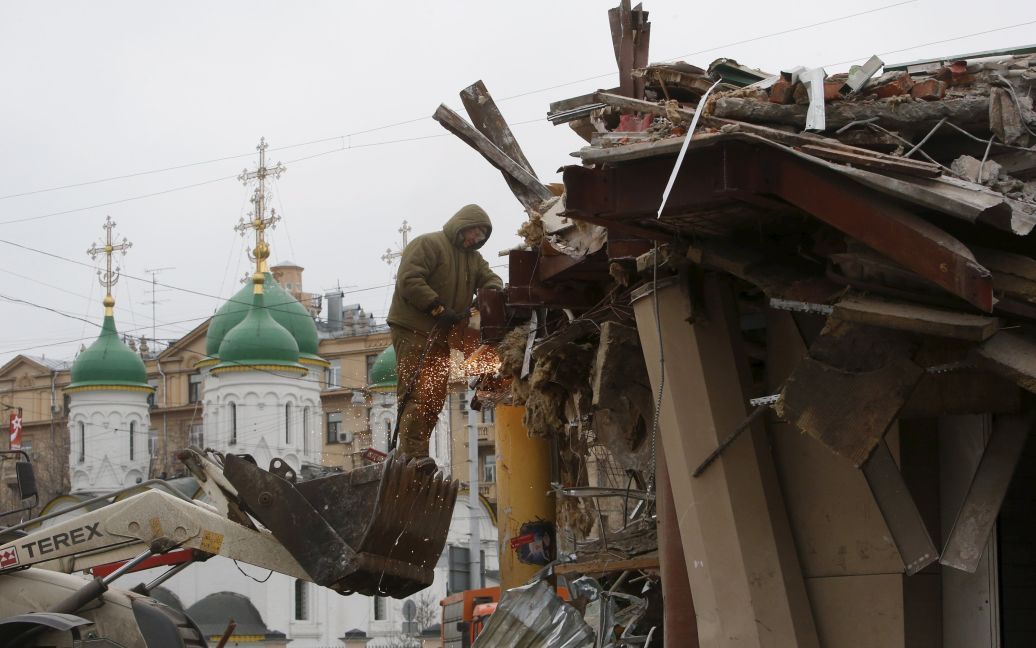 В Москве снесли торговые павильоны / © Reuters