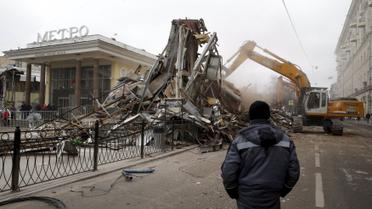 В Москве снесли торговые павильоны / © Reuters