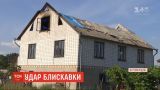 В Житомирской области в результате ударов молний сгорели четыре здания