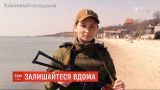 Українські військові закликають цивільних громадян не порушувати правил карантину