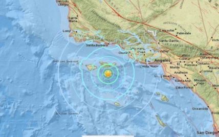 У побережья США произошло землетрясение