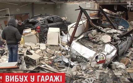У Києві вибухнув гараж разом із автомобілем