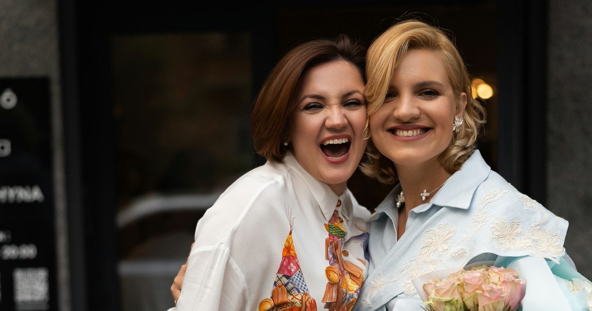 Оля Цибульська і Анна Малиновська/Фото Андрій Піддубняк