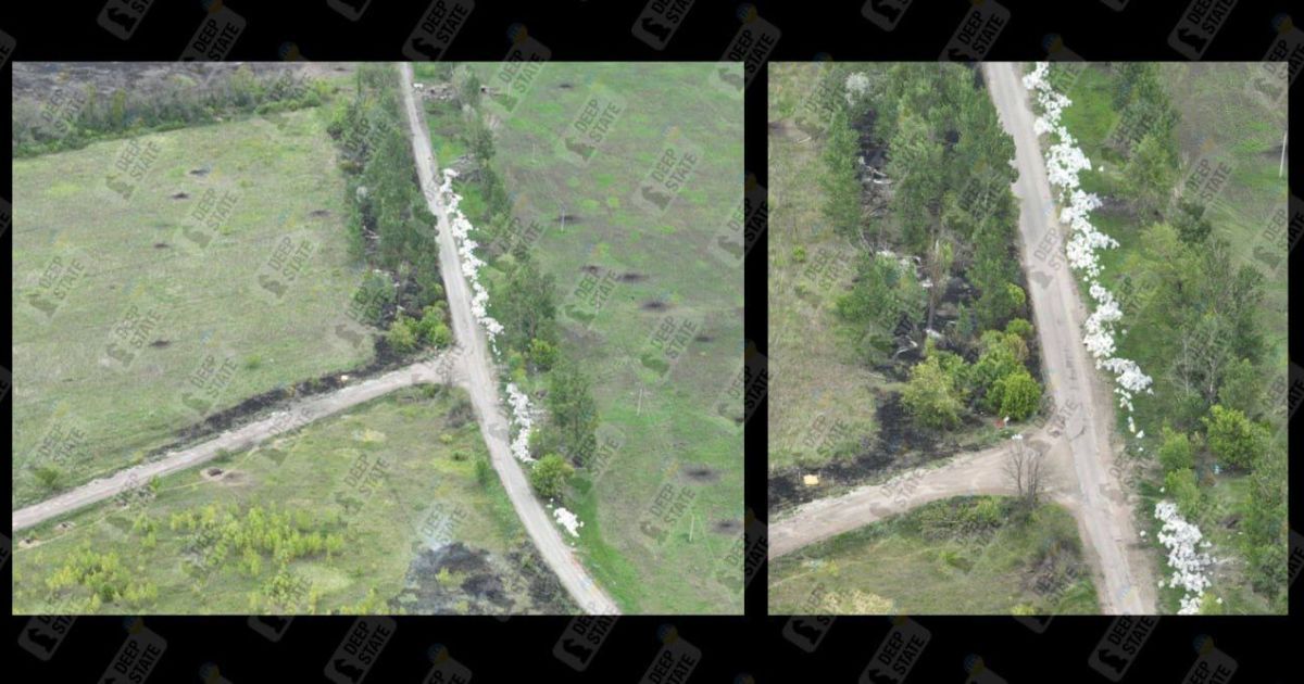 Фото "зубов дракона", якобы сваленных прямо на обочине в районе села Липцы.