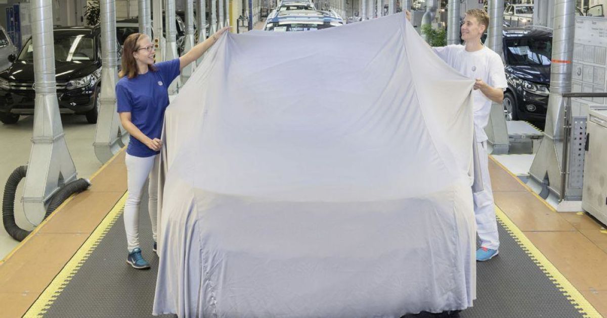 В Германии с конвейера сошел первый Volkswagen Tiguan нового поколения
