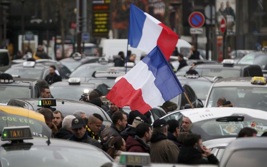 У Франції таксисти протестують проти Uber / © Reuters