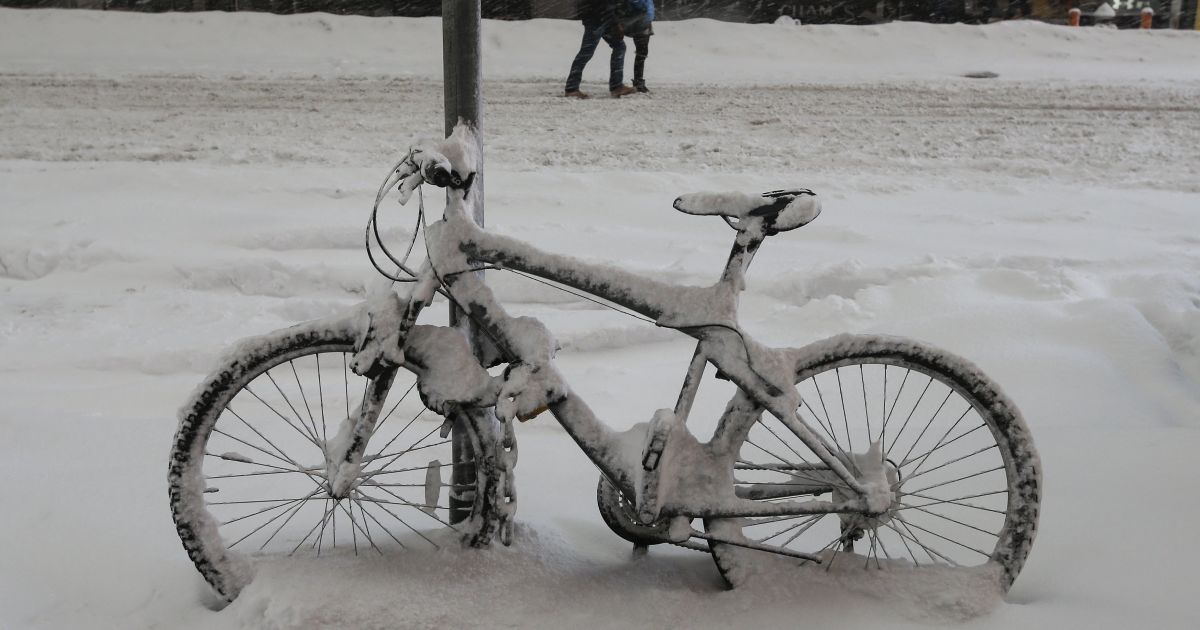 Люди играли в снегу на Таймс-Сквер / © Reuters
