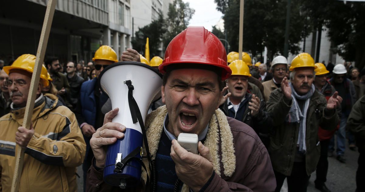 В Греции продолжаются протесты