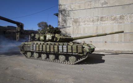 Возле Песков боевики обстреляли силы АТО из танка