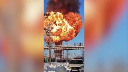 У Тамбовській області РФ вантажний потяг із цистернами зійшов із рейок