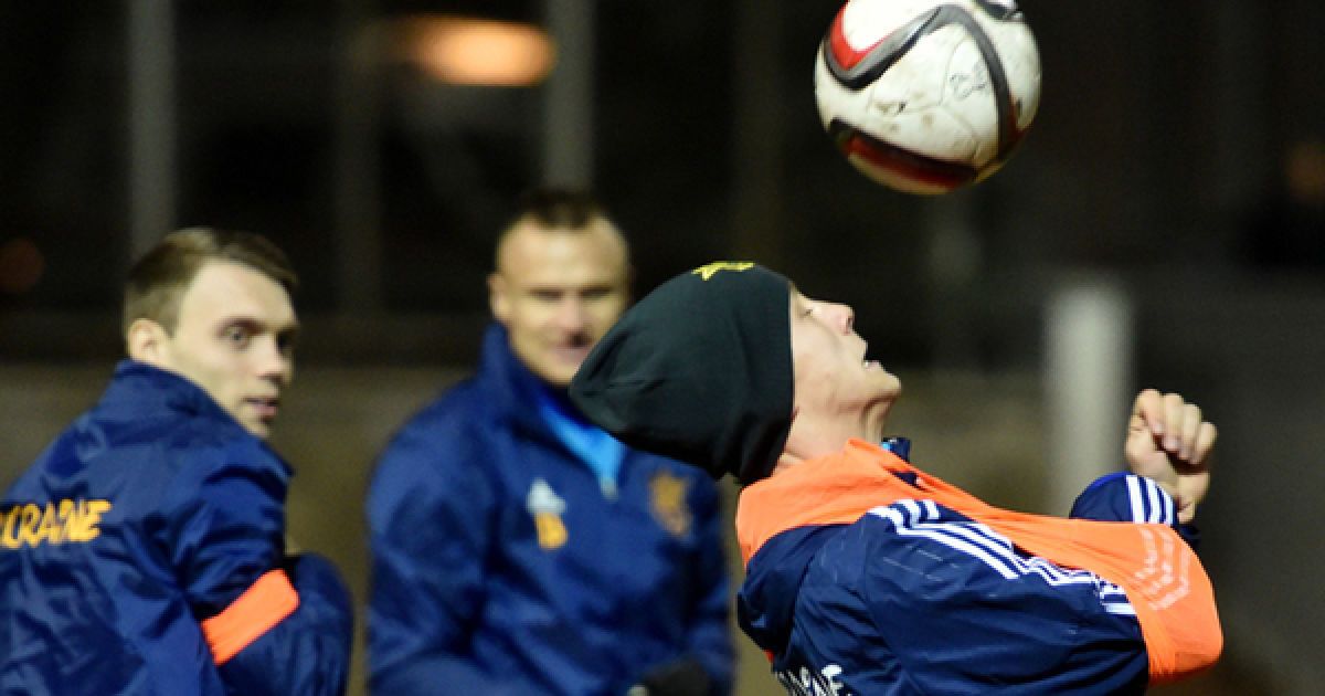 Тренировка сборной перед матчами со словенцами / © ФФУ