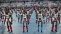 Роботи на відкритті Всесвітніх ігор роботів-гуманоїдів у Пекіні