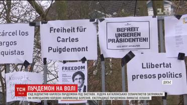 Карлеса Пучдемона відпустили під заставу у 75 тисяч євро