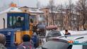 У Росії водій позашляховика посеред перехрестя побачив полум’я з-під капота своєї машини
