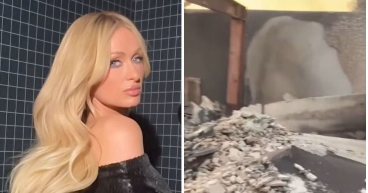 Пэрис Хилтон и ее разрушенный дом в результате пожара