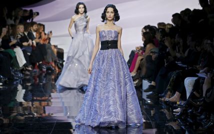 Показ Armani Prive на Неделе Haute Couture в Париже