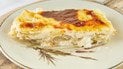 Пирог из лаваша с творогом