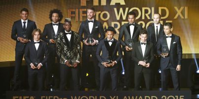 ФІФА визначила символічну збірну 2015 року