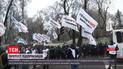 Возле Верховной Рады снова протестуют предприниматели