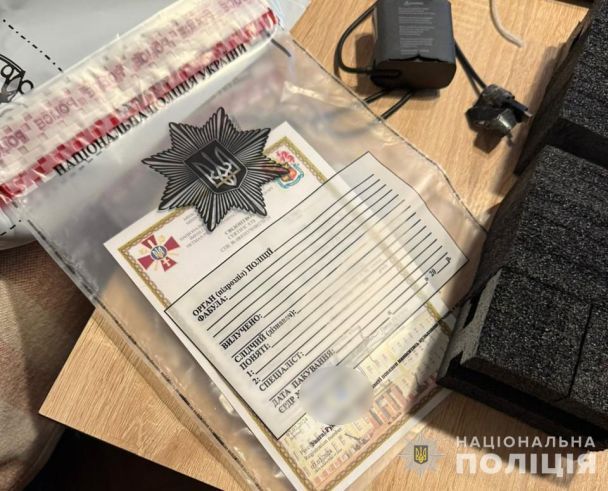 У Кривому Розі затримали експосадовця ТЦК, який заробив на ухилянтах 500 тис. грн / Фото: поліція Дніпропетровської області