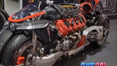 Как выглядит масл-байк с мотором от Maserati Quattroporte