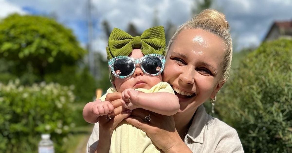 Лилия Ребрик с дочерью