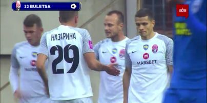 УПЛ | Чемпионат Украины по футболу 2021 | Заря - Десна - 1:0. Видео гола Булеца (19`)