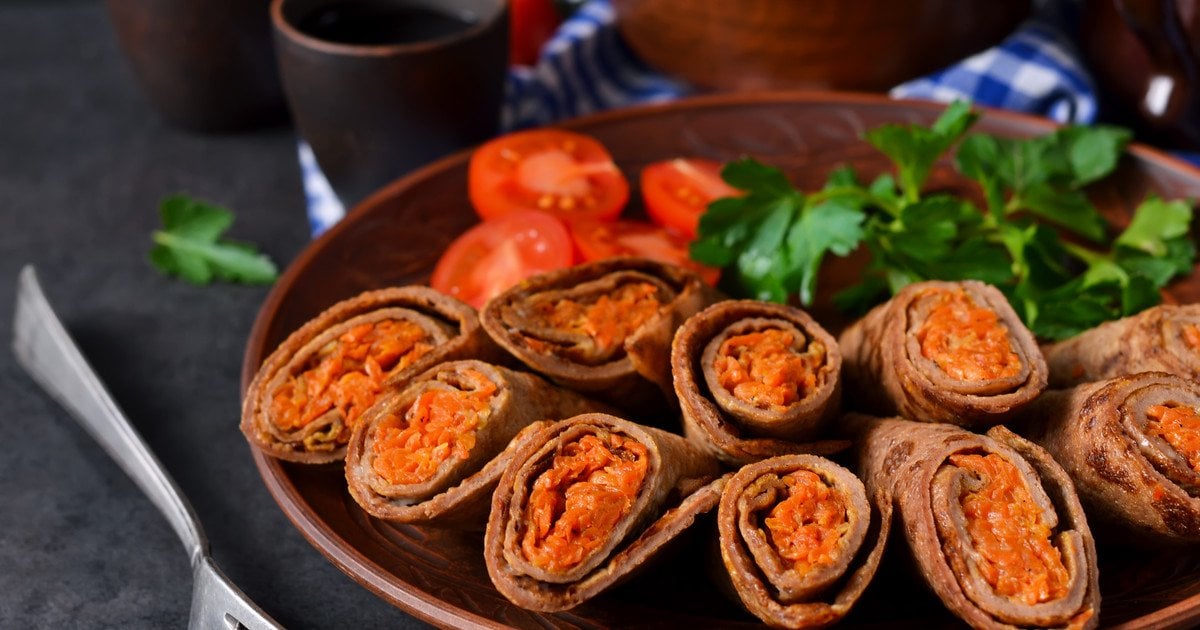 Печінкові млинці з начинкою