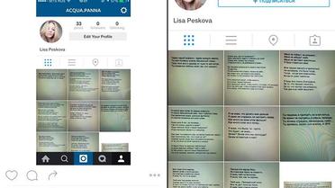 Instagram Лизы Песковой / © Сайт Олексія Навального