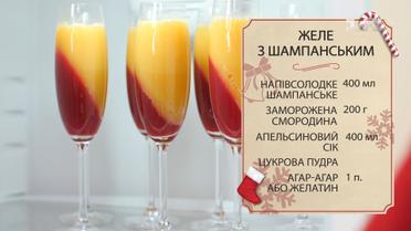 Желе з шампанського від Євгена Клопотенка
