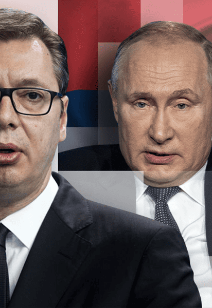 Александр Вучич та Путін