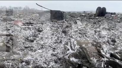 РосЗМІ опублікували кадри з місяця падіння літака Іл-76