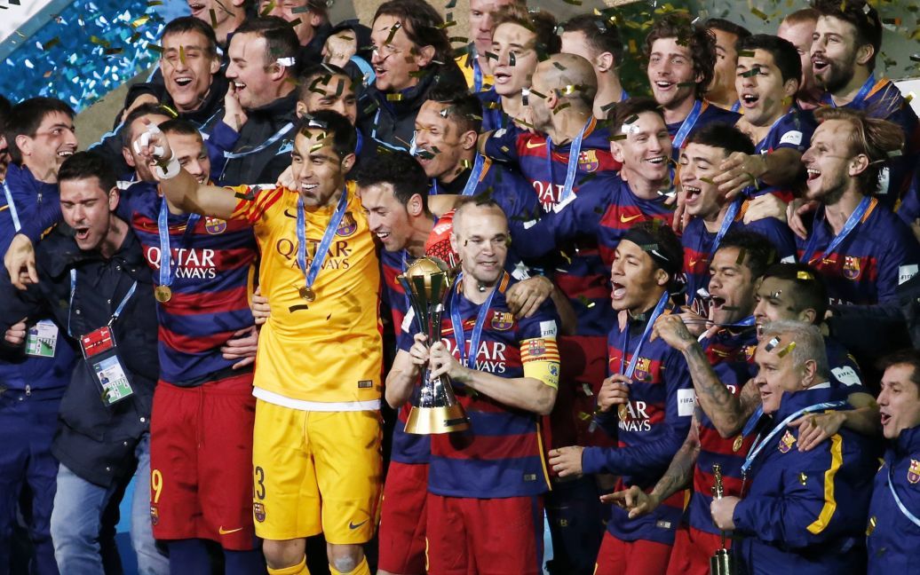 "Барселона" - отныне трехкратный победитель клубного чемпионата мира. / © Reuters