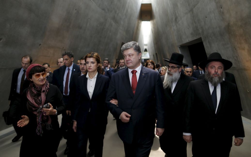 Президент України Петро Порошенко разом з дружиною з державним візитом у Ізраїлі / © Reuters