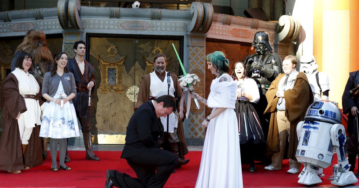 У Голлівуді відгуляли гучне весілля у стилі "Зоряних війн"